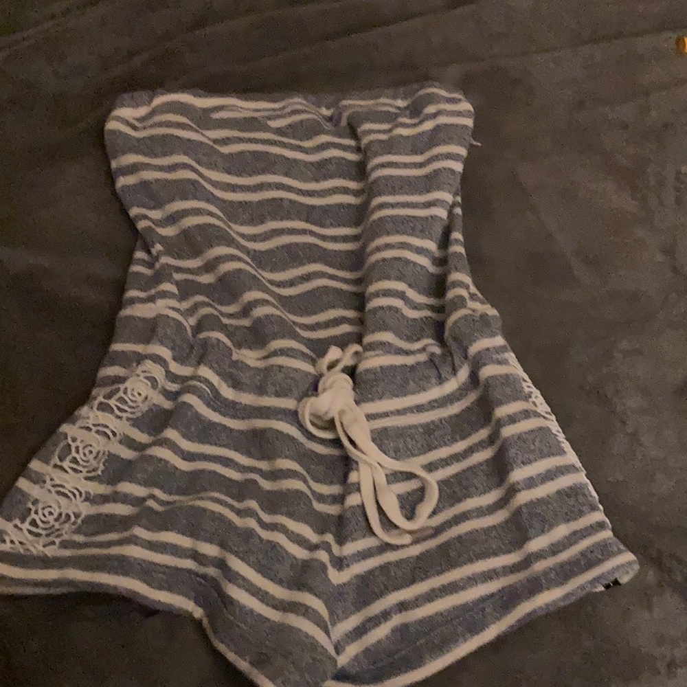 Guess romper small blue strapless